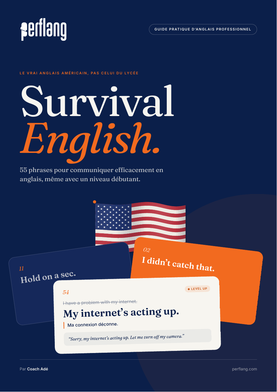 Couverture du guide Survival English