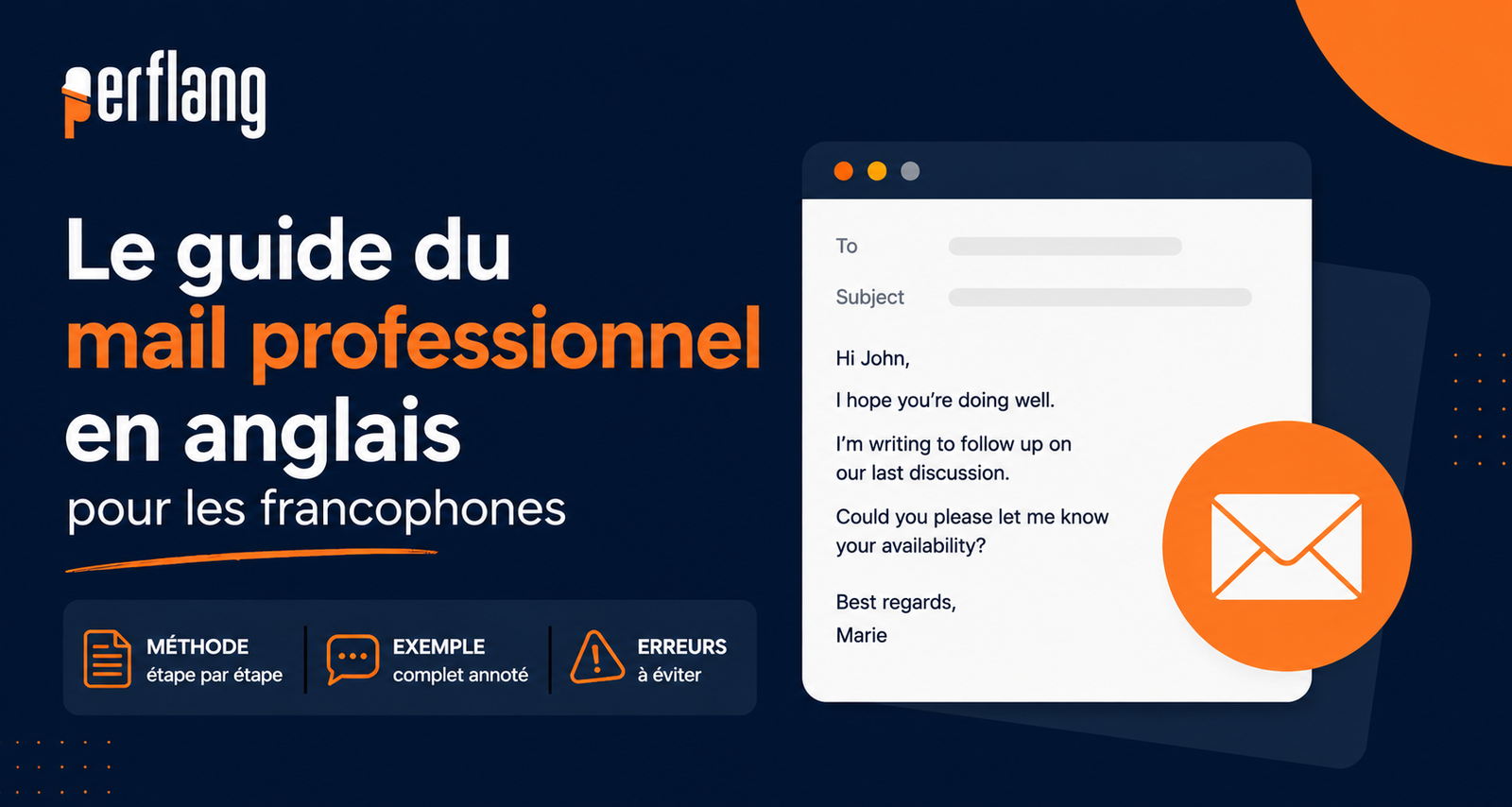 comment rédiger un mail en anglais professionnel